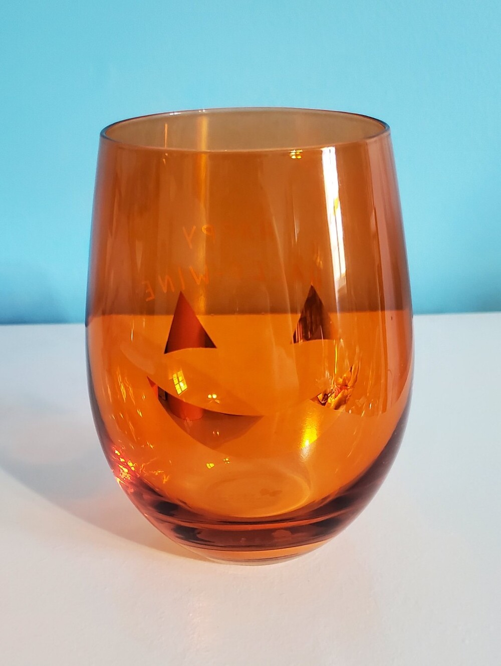 Halloween Wine Glass